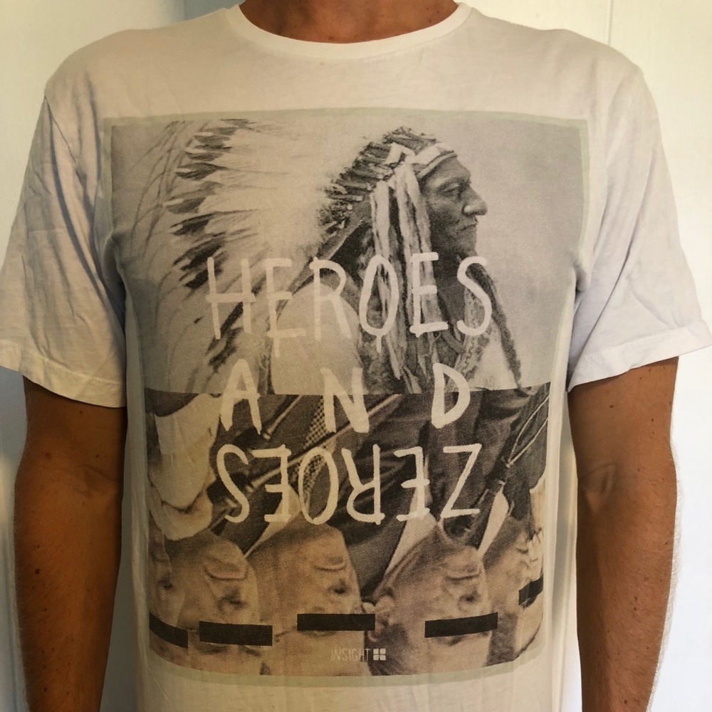 INSIGHT Heroes and Zeros art surf brand t shirt